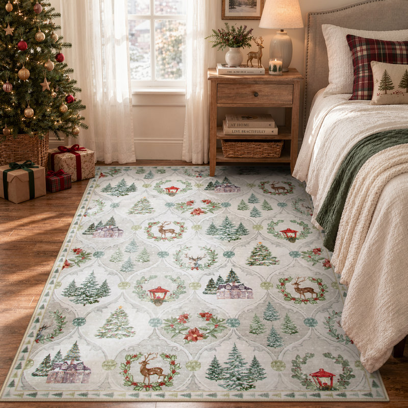 Tapis de Noël Laraven, Rectangle 5 pi x 7 pi