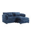 Causeuse de style moderne avec accoudoirs amovibles-2103820438-2103820442