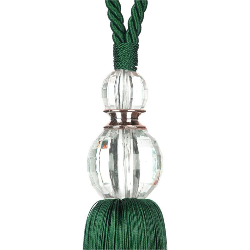 Loveday Fabric 35cm Curtain Tieback, Green
