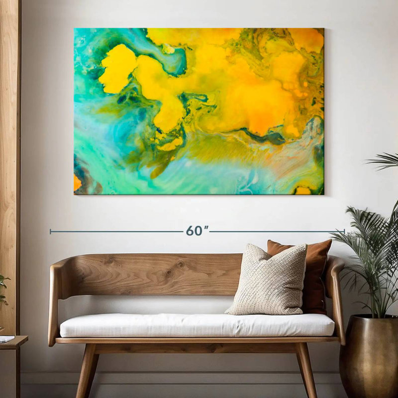 Avery Abstract Rustic, 34'' H x 51'' W