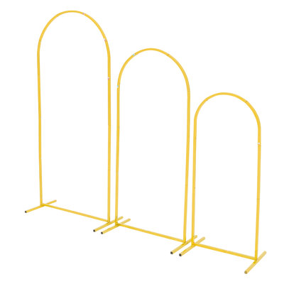 Décor de jardin en métal doré, 15,75 po H × 70,87 po L × 31,5 po P, 1 pièce, design extérieur durable