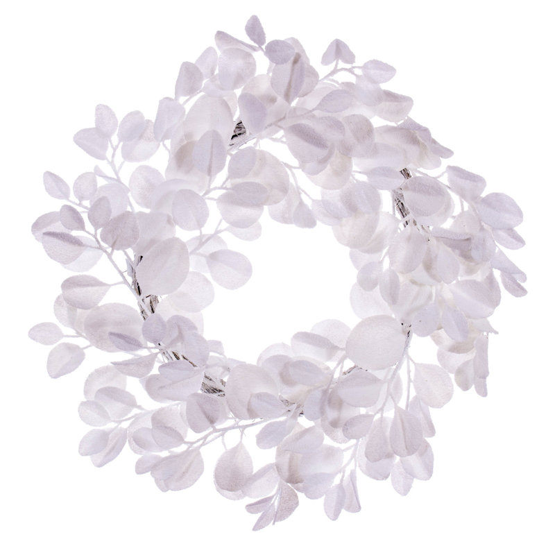 Couronne enneigée artificielle blanche 24 po Primrue