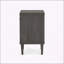 Table de chevet 1 tiroir Mid-Century moderne avec rangement spacieux et pieds évasés, parfaite pour l'organisation et le style de la chambre à coucher.