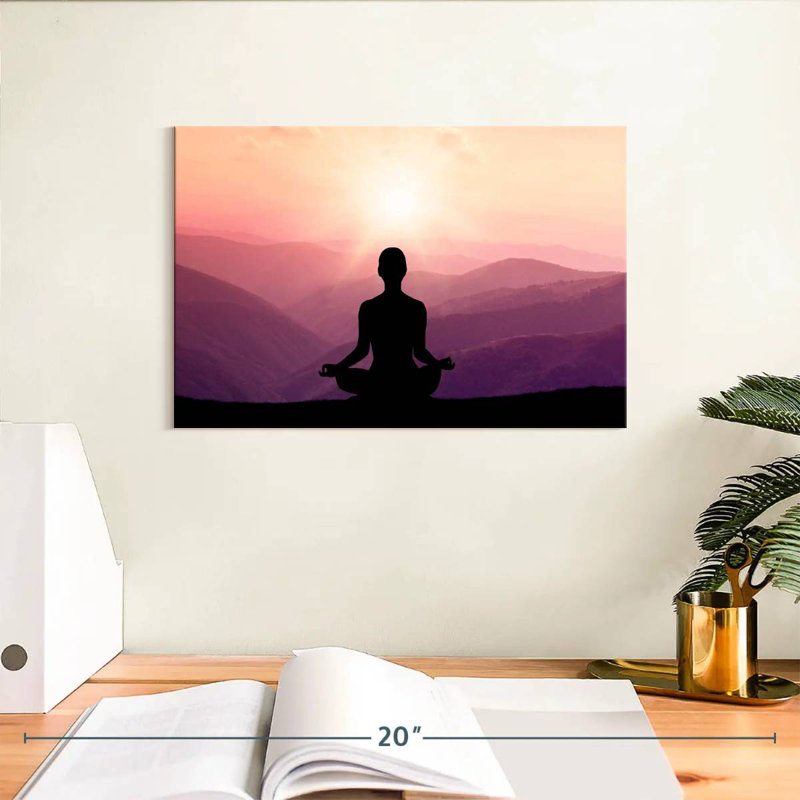 Kerrick Mountain Yoga Meditation, H 8 po x l 12 po