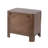 Aurelius Modern 2-Drawer Nightstand with Rounded Corners & Metal Handles-1040253310