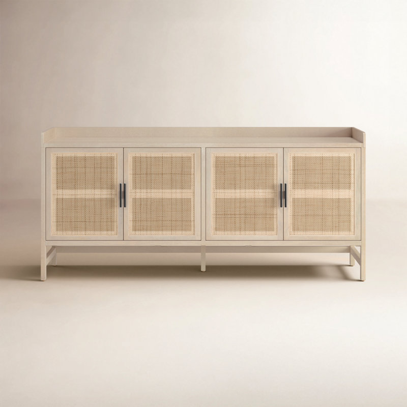 Caprice 72'' W Solid Wood Sideboard, Natural