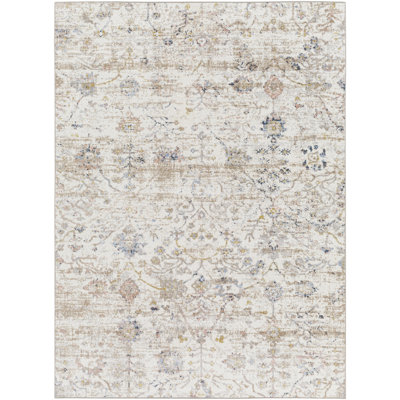 Hand Woven Washable Beige Rug