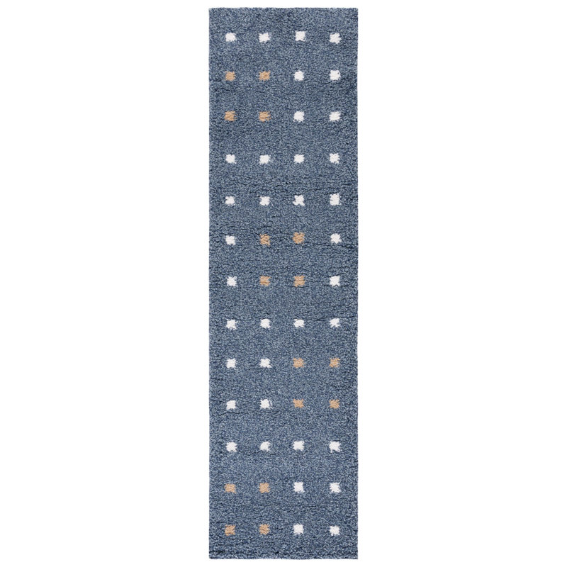 Tapis à pois Calico Performance, Tapis de couloir 2 pi 2 po x 8 pi