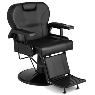 360° Swivel Extra Wide Height Adjustable Barber Salon Chair