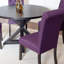 5-piece Dining Set, Cross-Buck Dining Table with 4 Stylish Chairs-351185222