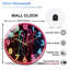 Horloge murale Neon Glow