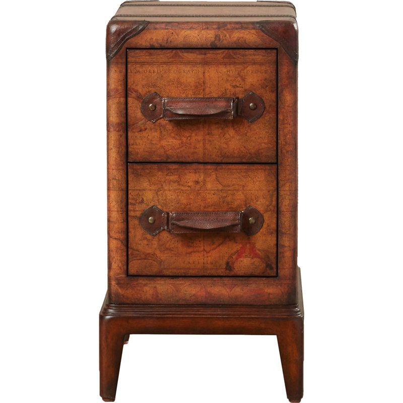 Vasco Old World Map Side Table