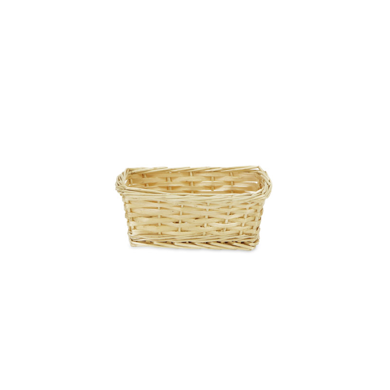Panier en osier compact