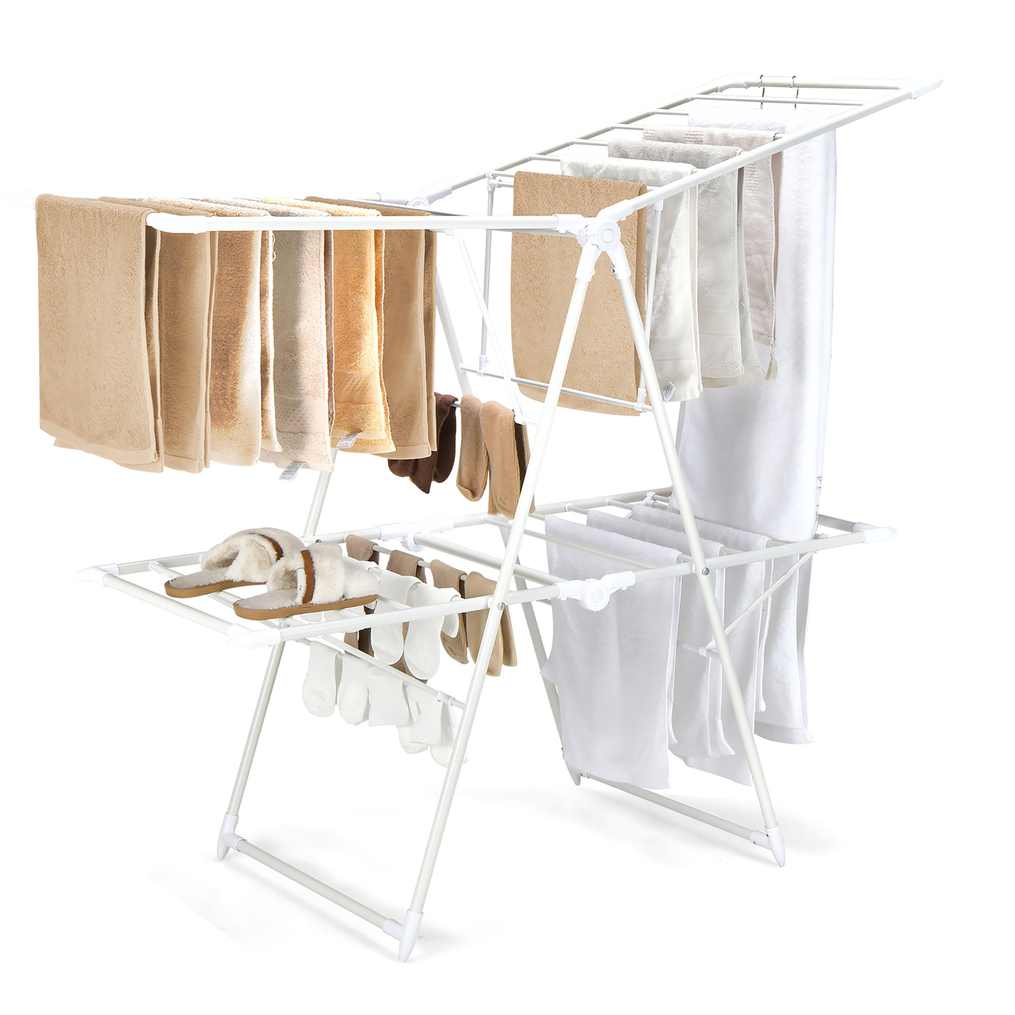 Rebrilliant Steel Foldable Gullwing Drying Rack