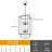 8 - Light Dimmable  Lantern Rectangle Chandelier-1800683289