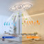 76cm LED Dimmable Reversible Flush Mount Ceiling Fan with Lights and Remote-623148242