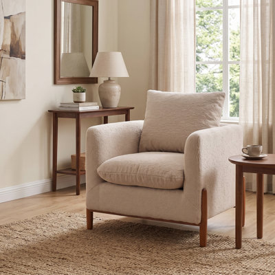 Chaise d'appoint moderne texturée