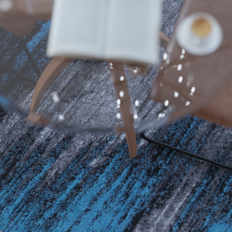 Guelph Abstract Indoor Rug, Round 5'