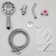 4.7" Multi Function Rain Dual Shower Head