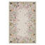     Tapis floral beige lavable 4 x 6 avec envers antidérapant Floral-1329087357