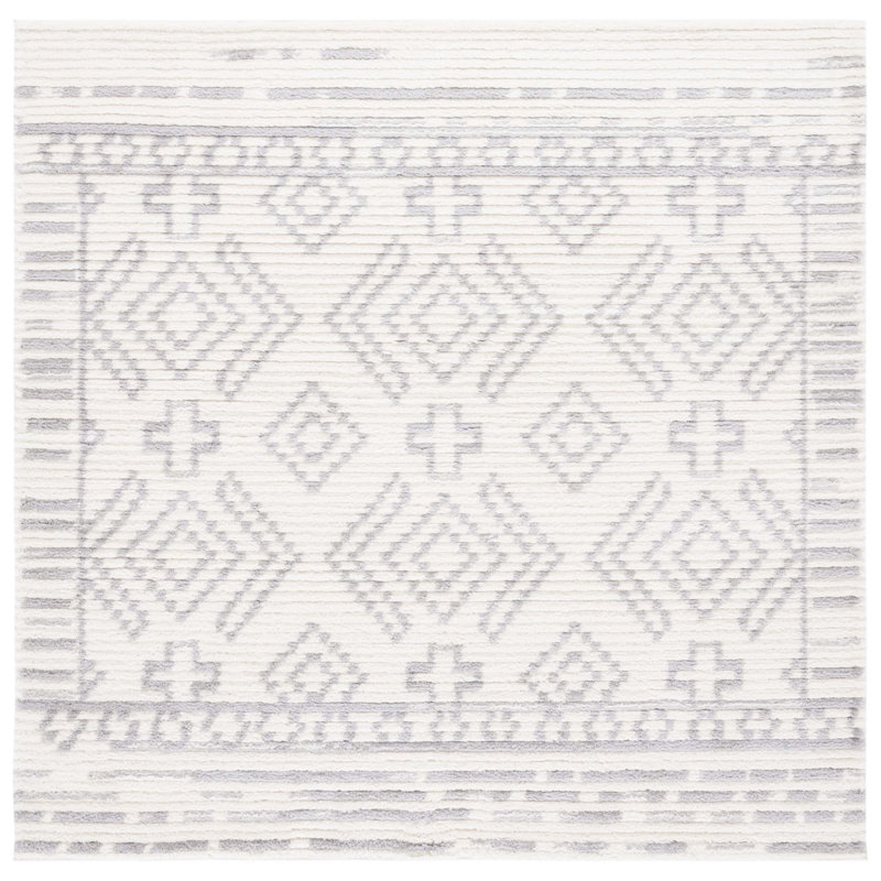 Kewon Performance Southwestern Rug, Square 6'7"