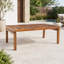 Table basse d'extérieur avec structure en bois d'acacia Stella