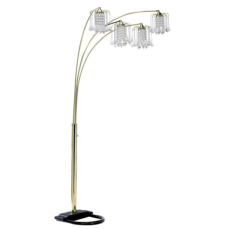 Lampe sur pied en métal 84 po de hauteur