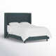 Tilly Upholstered Wingback Bed