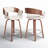 Archaimbaud Swivel Upholstered Counter Stool