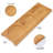 Ceramic Sugar Bowls With Bamboo Lids And Spoons- -Functional Round Condiment Jar For Home- Spice Storage Canister,10.8 Oz 320 ML,3 Pcs Set