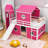 Kyser Kids Bunk Bed with Slide, Tent and Tower-804203034-804203037