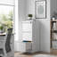 Classeur vertical métallique à 3 tiroirs avec serrure pour formats A4, légal et lettre : solution de rangement de bureau durable et peu encombrante.-134771097