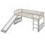Lit mezzanine avec glissoire et échelle-1243065518