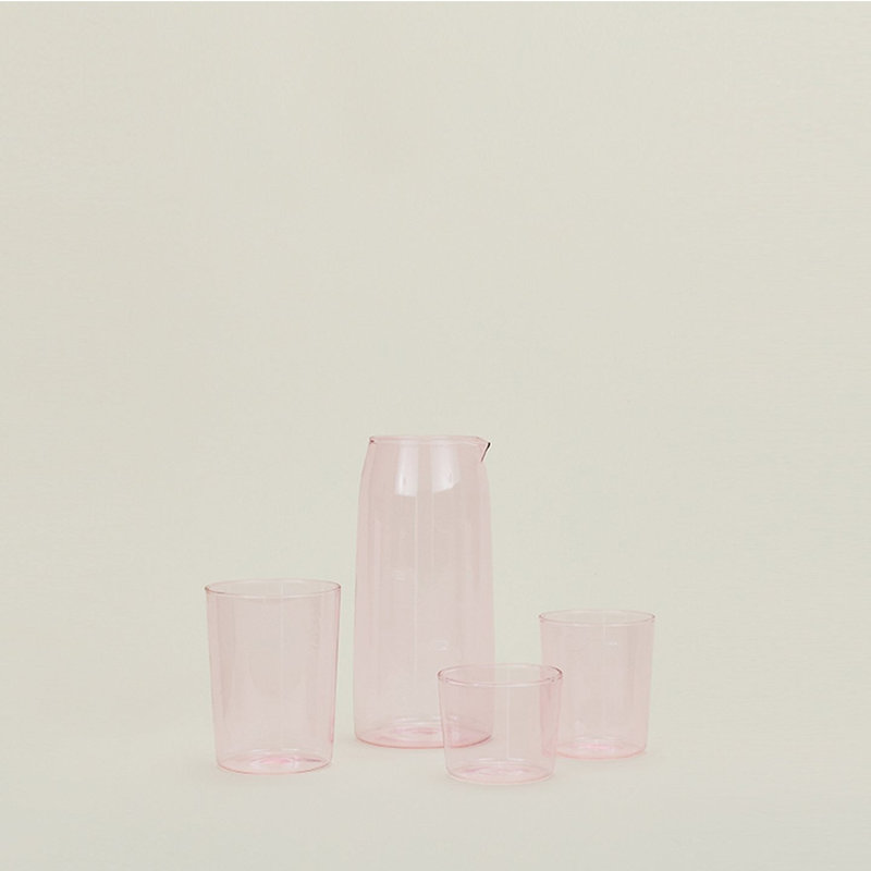 Glass Pitcher, Blush
