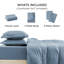  Ensemble de literie pour grand lit avec drap-housse - Ensemble de literie extra doux en coton prélavé 4 pièces-106246520-109972612