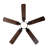 52" Smart DC Motor Ceiling Fan with Light, Dual Finish Black/Walnut Reversible Blades, Dimmable LED Indoor/Outdoor Fan for Living Room & Patio