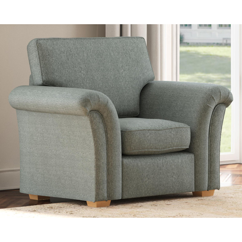 Upholstered Armchair, Granite