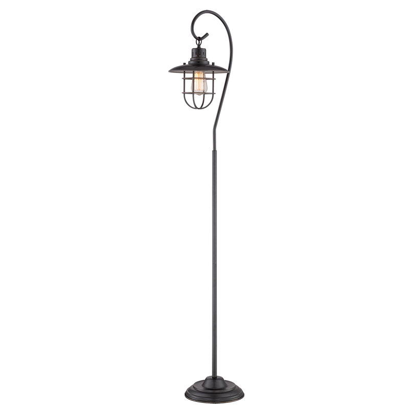 Bedros 58'' Arched Floor Lamp, Dark Bronze