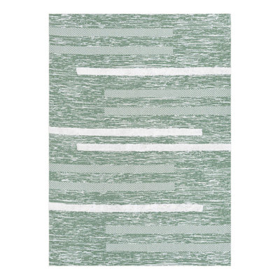 Tapis vert en coton tissé à la machine Jermeka
