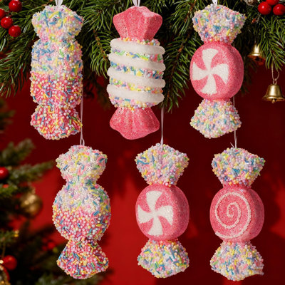 6 pièces de fournitures et décorations de mariage pour fête d'anniversaire 6 pièces Candy Paradise 2025