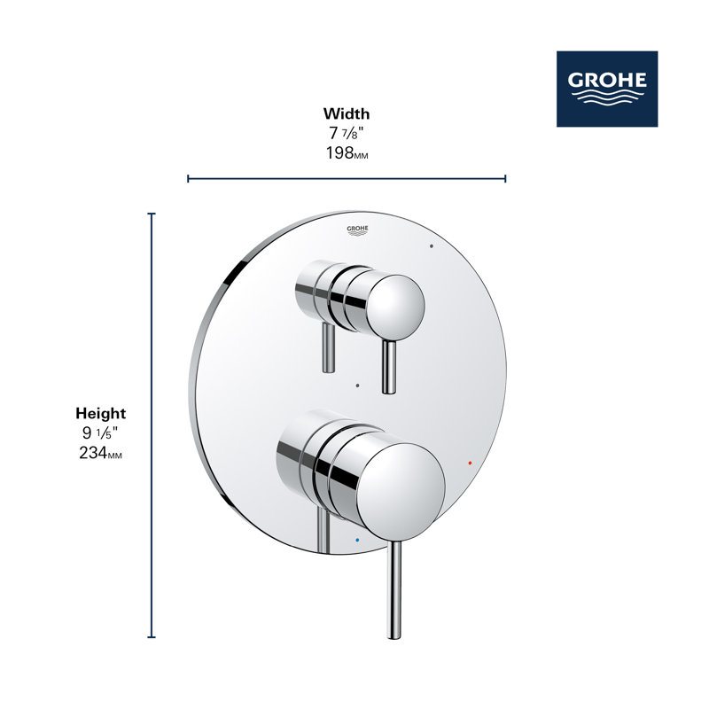Timeless Pressure Balance Shower Set, Starlight Chrome