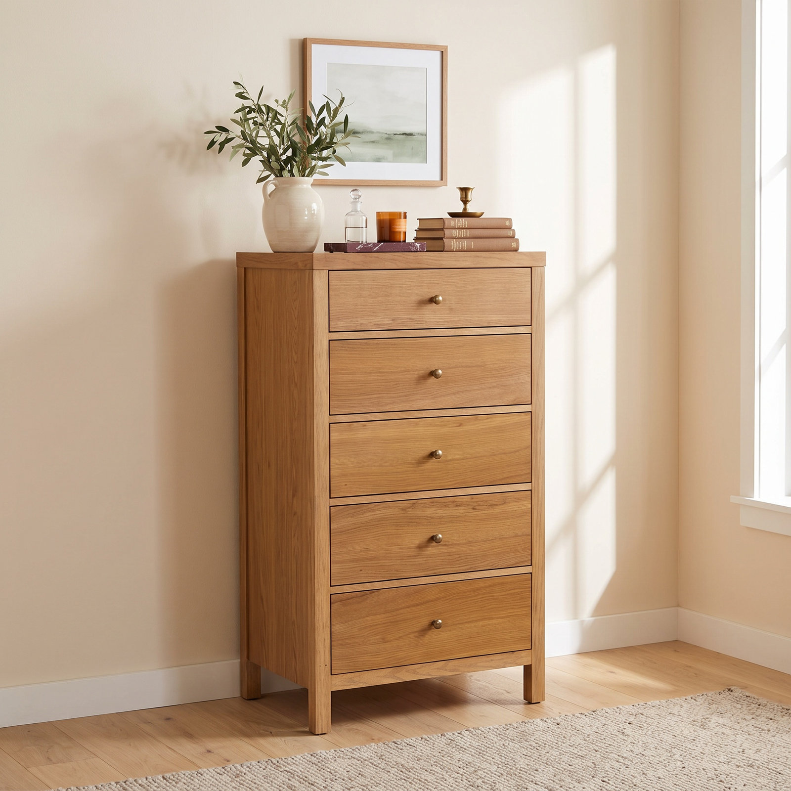 Celine 22" Acacia Dresser, Natural
