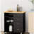 Modern Kitchen Trolley, Spacious, with Swivel Wheels-1949580132