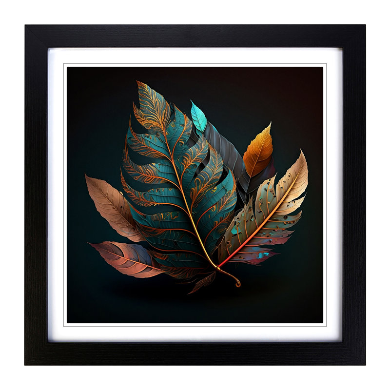 Leaf Boho - Framed Print