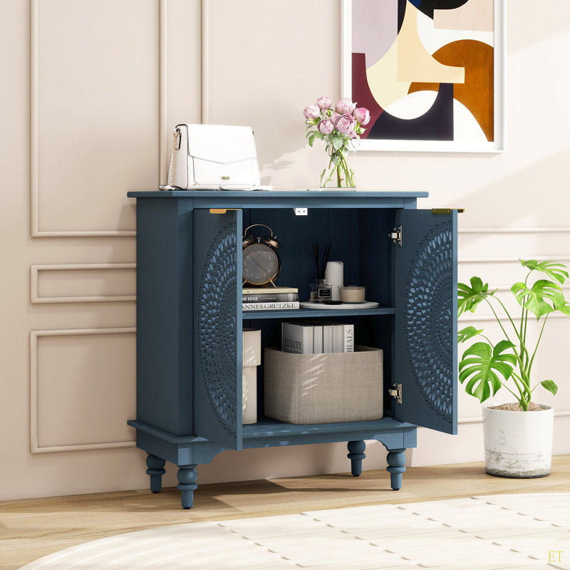 Buffet à 2 portes American Style, Bleu