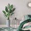 Arbre artificiel dans un pot de fleurs, arbre en soie Fake Bird-1312940481-1306554124