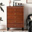 Solid Wood 5 Drawer Chest Storage Cabinet-130174101