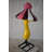 Happy Giant Mushroom Made of Resin for Indoors Outdoors Size: 34" x 34" x 64"H