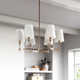 Triton 6 Light Metal Dimmable Chandelier