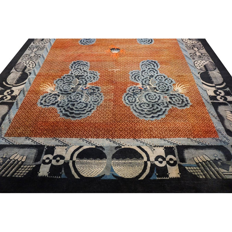 Early 20th Century N. Chinese Baotou Carpet